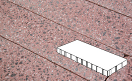Плитка тротуарная Готика, Granite FINO, Плита, Ладожский, 900*300*80 мм