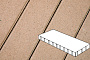 Плитка тротуарная Готика Profi, Плита, палевый, частичный прокрас, б/ц, 900*300*80 мм