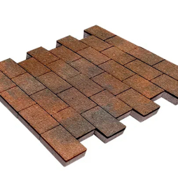 Плитка тротуарная SteinRus Ригель В.4.П.8 Native, ColorMix Штайнрус, 300*100*80 мм