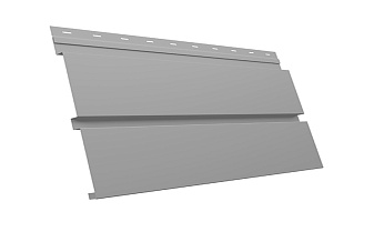 Софит металлический Grand Line Квадро брус без перфорации, сталь 0,45 мм PE, RAL 7004 сигнальный серый