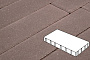 Плитка тротуарная Готика Profi, Плита, коричневый, частичный прокрас, с/ц, 400*200*80 мм