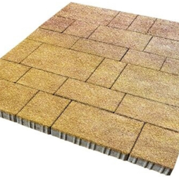 Плитка тротуарная SteinRus Инсбрук Тироль Б.4.Псм.6 Native, ColorMix Брайс, толщина 60 мм