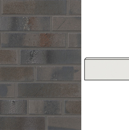 Клинкерная плитка угловая Stroeher Brickwerk, 652 moorbraun, 240*115*71*12 мм