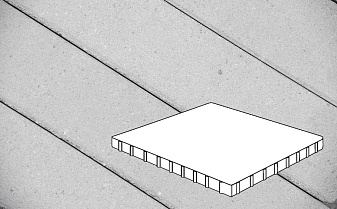 Плитка тротуарная Готика Profi, Плита, светло-серый, частичный прокрас, с/ц, 1000*1000*100 мм
