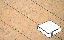 Плитка тротуарная Готика, Granite FINO, Квадрат без фаски, Павловское, 150*150*100 мм