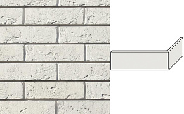 Угловой декоративный кирпич для навесных вентилируемых фасадов правый White Hills Лондон брик цвет F340-05