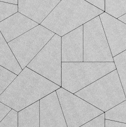 Плитка тротуарная Оригами Б.4.Фсм.8 стоунмикс белый, комплект 6 шт, толщина 80 мм