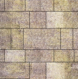 Плитка тротуарная SteinRus Инсбрук Тироль Б.4.Псм.6, Old-age, ColorMix Тахель, толщина 60 мм