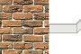 Декоративный кирпич White Hills Бремен брик угловой элемент цвет 307-45