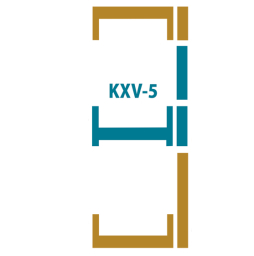 Часть комбинированного оклада FAKRO KXV-5 универсальная, 660*1180 мм