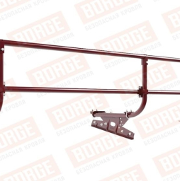 Кровельное ограждение Borge для фальцевой кровли оцинкованное RAL 3005, 300*60 см