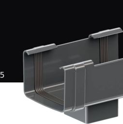Воронка KROP PVC Квадрат для системы D 135/80*80 мм, RAL 9005