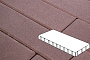 Плитка тротуарная Готика Profi, Плита, темно-коричневый, частичный прокрас, с/ц, 800*400*80 мм