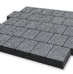 Плитка тротуарная SteinRus, Валенсия Б.3.К.8, Native, серый, 300*300*80 мм