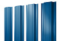 Штакетник Прямоугольный Satin RAL 5005 сигнальный синий