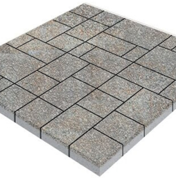 Плитка тротуарная SteinRus Инсбрук Альпен Б.7.Псм.6 Native, ColorMix Берилл, толщина 60 мм
