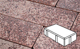 Плитка тротуарная Готика, City Granite FINO, Брусчатка В.2.П.8, Сансет, 200*100*80 мм