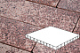 Плитка тротуарная Готика, Granite FINO, Плита, Сансет, 1000*1000*100 мм