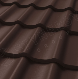 Металлочерепица Stynergy СМ Классик Rooftop Бархат RAL 8017