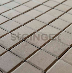 Тротуарная плитка Steingot Моноцвет, Квадрат, белый, 300*300*50 мм