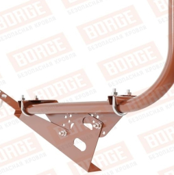 Кровельное ограждение Borge для кровли из композитной черепицы оцинкованное RAL 8004, 300*120 см