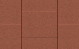 Плитка тротуарная Квадрум Б.6.К.6 гранит красный 400*400*60 мм