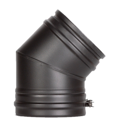 Отвод Schiedel PERMETER 50 30 град. черный, D 130/230 мм