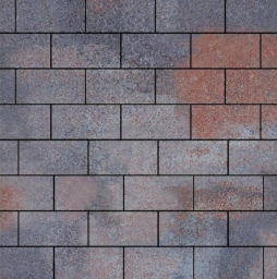 Плитка тротуарная SteinRus Прямоугольник Б.6.П.6 Backwash, Абрау, 200*100*60 мм