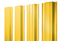 Штакетник Прямоугольный 0,45 PE RAL 1018 цинково-желтый