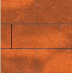 Плитка тротуарная SteinRus, Парк Плейс Б.3.П.6, гладкая, ColorMix Брук, 600*300*60 мм