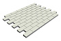 Плитка тротуарная SteinRus Прямоугольник А.6.П.4, гладкая, белый, 200*100*40 мм