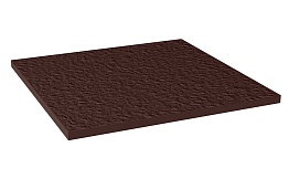 Клинкерная напольная плитка Paradyz Natural Brown, структурная, 300*300*11 мм