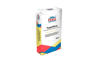 Цементно-известковая штукатурка Perel TeploRob 0518, 20 кг
