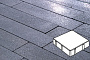 Плитка тротуарная Готика, Granite FINO, Квадрат без фаски, Амфиболит, 150*150*100 мм