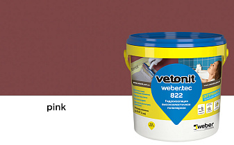 Полимерная мастика weber.tec 822 pink, розовый, 1,2 кг