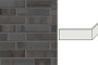 Клинкерная плитка угловая Stroeher Brickwerk, 650 eisenschwarz, 240*115*71*12 мм