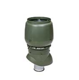 Изолированный вентиляционный выход Vilpe® XL - 160/ИЗ/500 зеленый + колпак