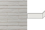 Угловой декоративный кирпич для навесных вентилируемых фасадов правый White Hills Остия брик цвет F380-05