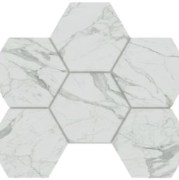 Мозаика Hexagon Estima Montis MN01, неполированный 285*250 мм