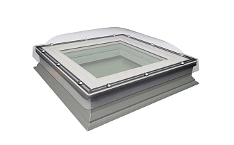 Окно для плоских крыш FAKRO DXC-C P2 с куполом, 1200*1200 мм