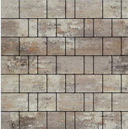 Плитка тротуарная SteinRus Bergamo А.6.Псм.4 гладкая, Colormix Берилл, толщина 40 мм