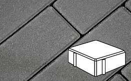 Плита тротуарная Готика Profi квадрат, серый, 100*100*60 мм