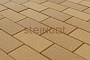 Плитка тротуарная Steingot Моноцвет, Прямоугольник, фаска 1,5*1,5, желтый, 200*100*40 мм