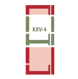 Часть комбинированного оклада FAKRO KXV-4 универсальная, 780*980 мм