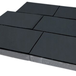 Плитка тротуарная SteinRus Парк Плейс Б.3.П.8, гладкая, графит, 600*300*80 мм