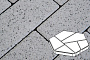 Плита тротуарная Готика Granite FERRO, полигональ, Белла Уайт, 893*780*80 мм
