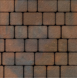 Плитка тротуарная SteinRus Инсбрук Альт А.1.Фсм.4, Old-age, ColorMix Штайнрус, толщина 40 мм