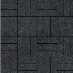 Плитка тротуарная SteinRus Паркет Б.2.П.6, Native, черный, 210*70*60 мм