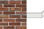 Декоративный кирпич White Hills Терамо брик 2 Design угловой элемент цвет 364-75