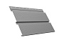 Софит металлический Grand Line Квадро брус с полной перфорацией, сталь 0,5 мм Satin, RAL 7004 сигнальный серый